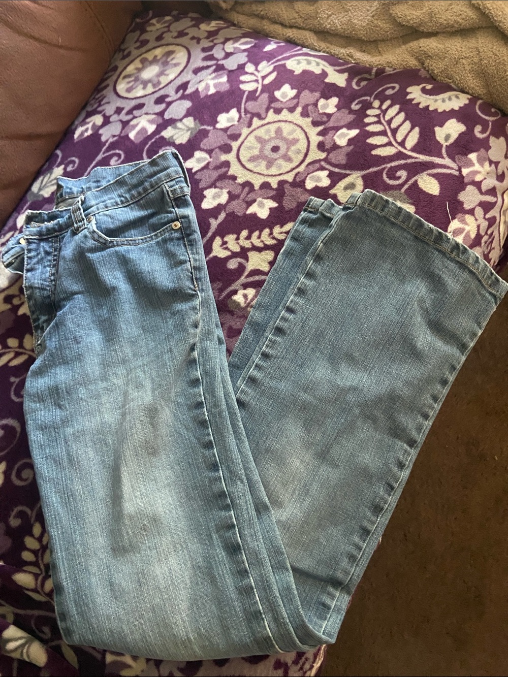 Wide-Leg Light Blue Women's Jeans